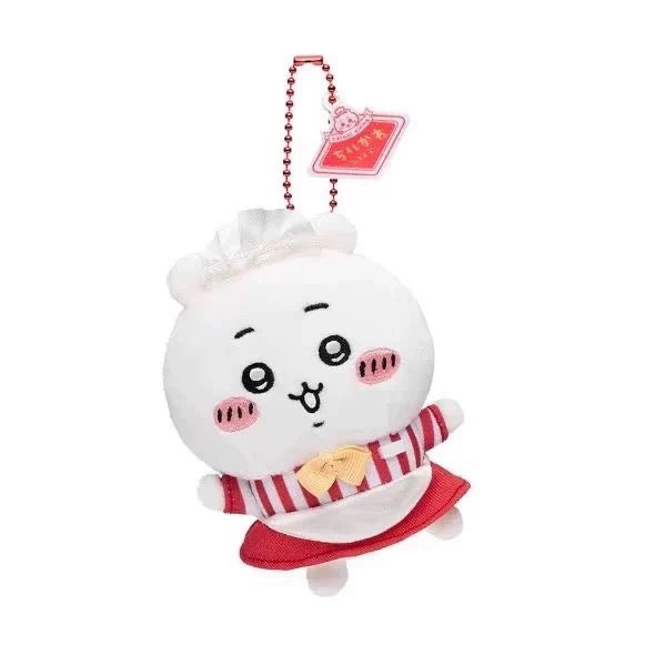 Free Gift : Japan ChiiKawa Restaurant Serise | ChiiKawa Hachiware Usagi Momonga Kurimanju Rakko Shisa Crab - Mini Plush Doll 10cm Keychain WinnieTheBirds Toy Shop
