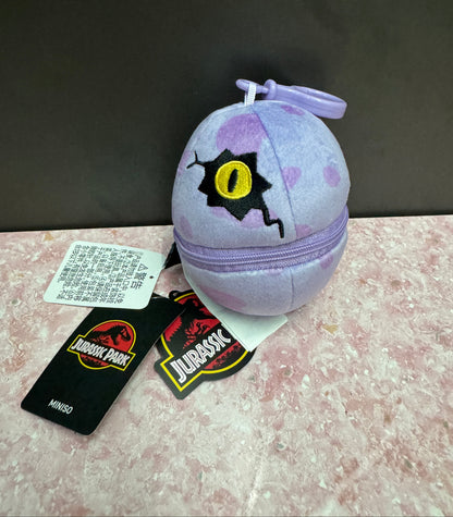 [Pre-Owned] Lovely Chicken Fat Dundun Special Plush Keychain | Dinosaur Egg Park Chick - Children Gift Animal Plush Doll