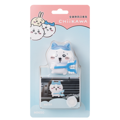 ChiiKawa X Miniso | Chiikawa Hachiware Car Vehicle Air Freshener - Kawaii Items Decoration  WinnieTheBirds Toy Shop