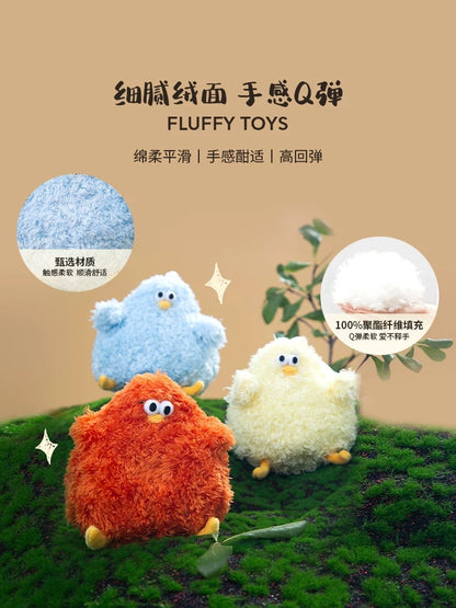 Lovely Seagull Fat Oddy Plush Doll Keychain | Colourful Oddy - Children Gift Animal Mini Plush Doll