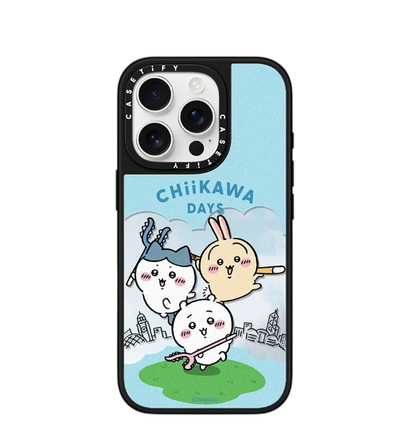 Japanese Cartoon ChiiKawa Mirror Phone Case | ChiiKawa Hachiware Usagi Chiikawa Days Version - iPhone Case 12 13 14 15 16 17 Pro Promax