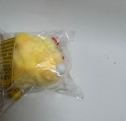 Lovely Chicken Fat Dundun Plush Doll Keychain | Stress Relief Doll Flurry Chick with Bubble - Children Gift Animal Mini Plush Doll
