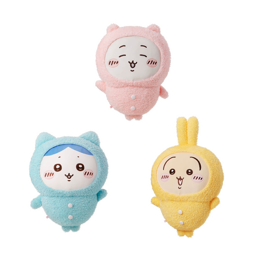 ChiiKawa X Miniso | ChiiKawa Hachiware Usagi Pajamas Giant Plush Doll - Kawaii items Room Decoration doll  WinnieTheBirds Toy Shop