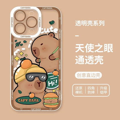 Cute Animal Capybara | Part3 8 Styles - iPhone Case PLUS SE2 XS XR X 11 12 13 14 15 16 16e 17 17e Pro Promax 12mini 13mini