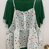 Japanese Fashion Cute Style Shirt Series | Mori  Colourful Dots Tank Top - Kawaii Fashion Items