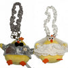 [Pre-Order] Lovely Chicken Fat Dundun With Love Plush Keychain | Wedding Chick - Children Gift Animal Plush Doll