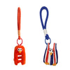 Lovely Chicken Fat Dundun Plush Doll Keychain | Red Chair & Plastic Bag Chick - Children Gift Animal Mini Plush Doll