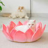 かわいい蓮のキティペットベッド | 猫用爪とぎ | 猫ハウス | 子犬用ベッド | ペット家具
