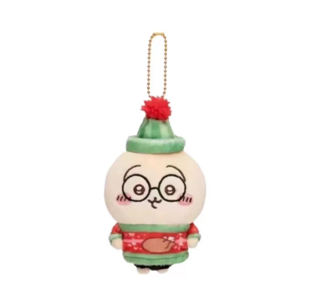 Japan ChiiKawa Merry Chrismas Edition | ChiiKawa Hachiware Usagi - Mini Plush Doll keychain WinnieTheBirds Toy Shop
