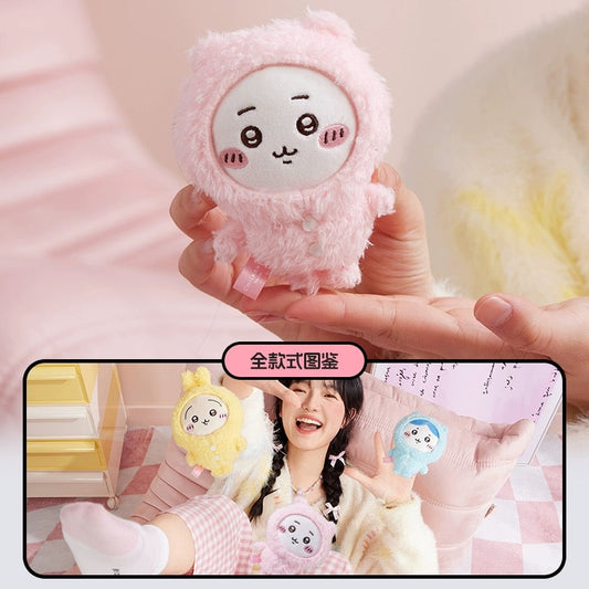 ChiiKawa X Miniso | ChiiKawa Hachiware Usagi Pajamas Keychain - Kawaii items Room Decoration doll  WinnieTheBirds Toy Shop
