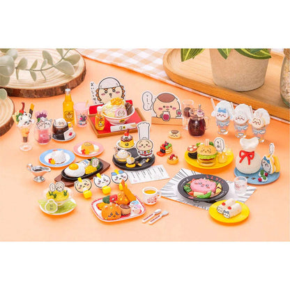 Japan Chiikawa Miniature Serise | Chiikawa Restaurant Mini Figure Collection (8 types) 8Pack BOX - Kawaii Miniature World Doll Room