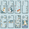 Japanese Cartoon Mofusand | Shark Mofusand Cherry 8 Styles - Phone Case Samsung Galaxy S26 S25 S24 S23 S22 S21 FE Ultra Edge