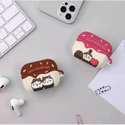 Japanese Cartoon ChiiKawa Chocolate Have a Sweet Day | Chiikawa Hachiware Usagi - AirPods AirPodsPro AirPods3 AirPods4 Case