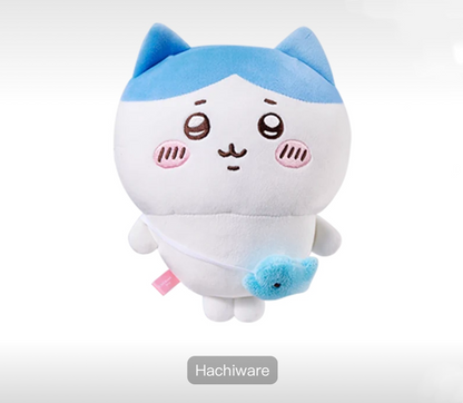 ChiiKawa X Miniso | ChiiKawa Hachiware Usagi Outing with Bag - 20cm Plush Doll Kawaii items Room Decoration doll  WinnieTheBirds Toy Shop