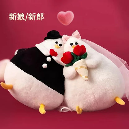 Lovely Seagull Fat Oddy Plush Doll | Wedding Series Oddy - Couple Gift Animal Plush Doll