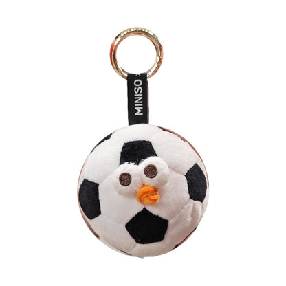  Lovely Chicken Fat Dundun Plush Doll Keychain | Football Chick - Children Gift Animal Mini Plush Doll