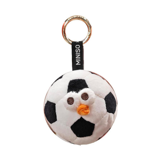  Lovely Chicken Fat Dundun Plush Doll Keychain | Football Chick - Children Gift Animal Mini Plush Doll