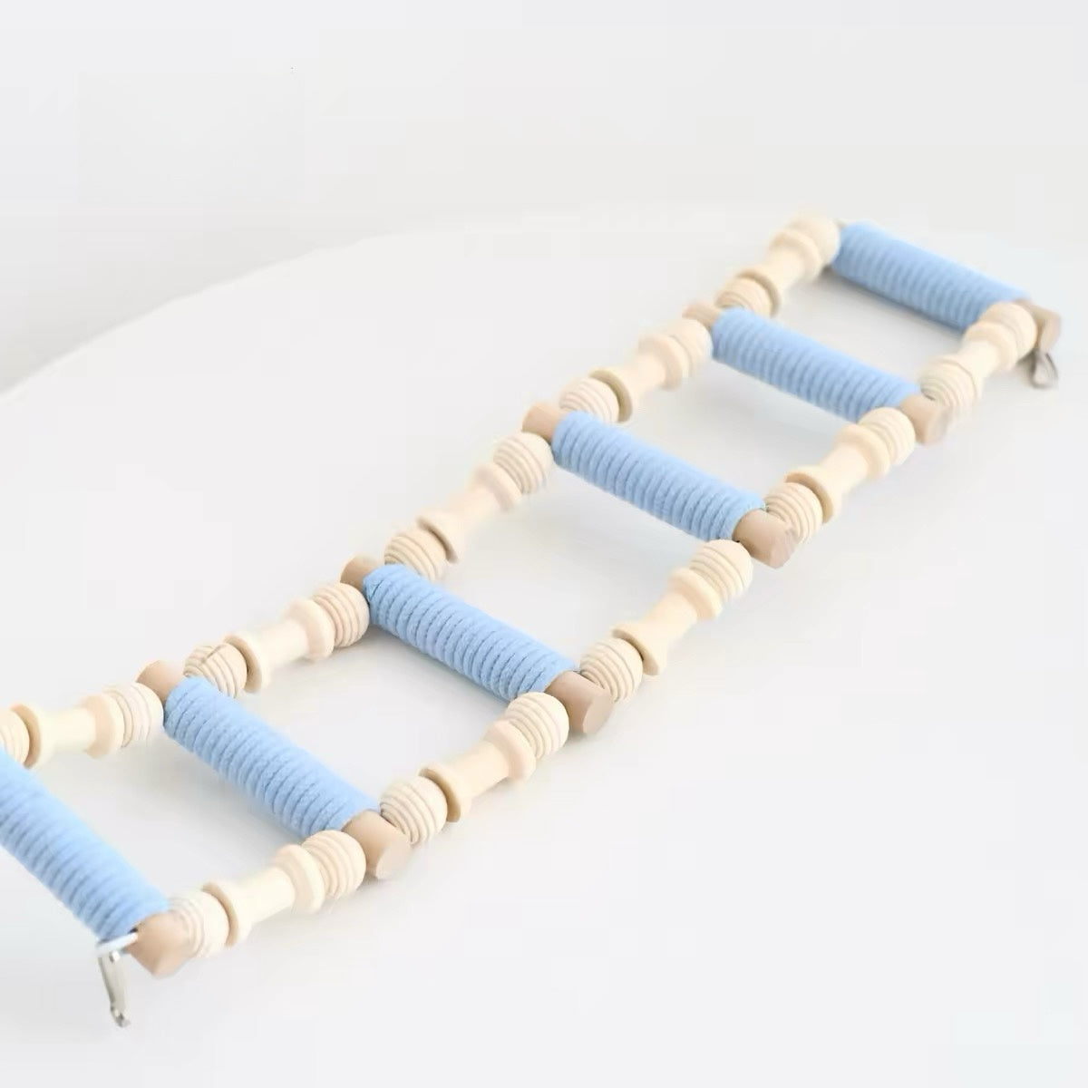 42cm Pastel & Natural Style Climbing Ladder with 6 Steps | 5 Colours - Parrot Toys Hanging Toy Handmade Bird Organic Bird Cages Accessories