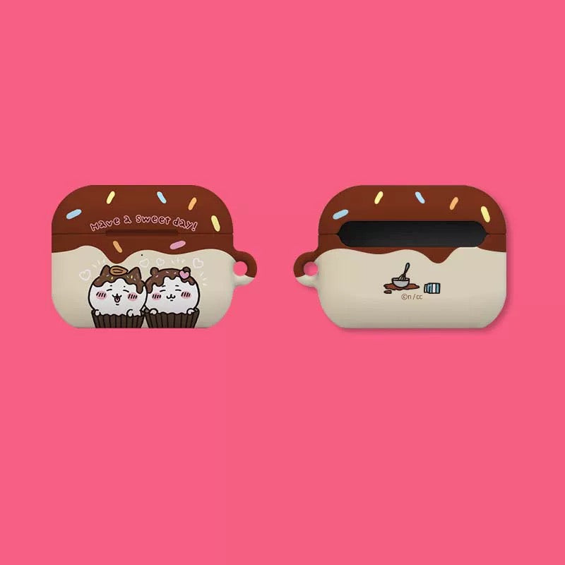 Japanese Cartoon ChiiKawa Chocolate Have a Sweet Day | Chiikawa Hachiware Usagi - AirPods AirPodsPro AirPods3 AirPods4 Case WinnieTheBirds Toy Shop