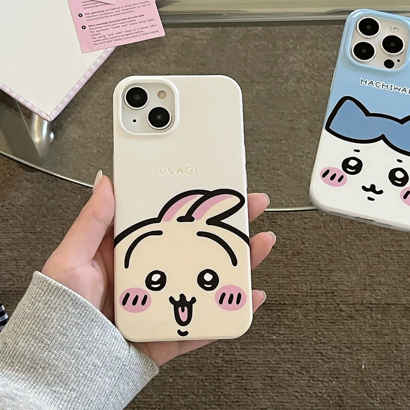 Japanese Cartoon ChiiKawa Hachiware Usagi iPhone Case 11 12 13 14 15 Pro Promax WinnieTheBirds Toy Shop