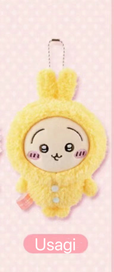 ChiiKawa X Miniso | ChiiKawa Hachiware Usagi Pajamas Keychain - Kawaii items Room Decoration doll  WinnieTheBirds Toy Shop