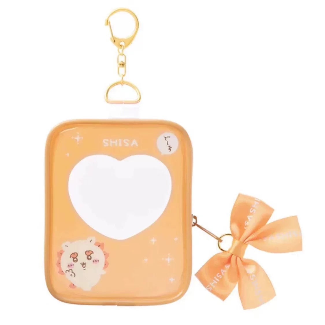 Japanese Cartoon Chiikawa Plastic with Ribbon Itabag Bag Keychain | ChiiKawa Hachiware Usagi Momonga Kurimanju Rakko Shisa Kani - Kawaii Items Can Put in Dolls Keep Dolls Clean WinnieTheBirds Toy Shop