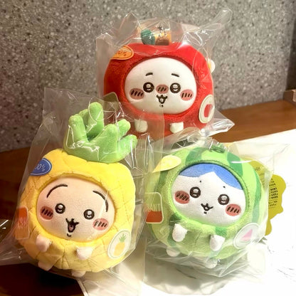 ChiiKawa X Miniso Fruit Market Series Fruit Market Become Fruit Plush Doll Keychain | ChiiKawa Hachiware Usagi Momonga - Kawaii Items Room Decoration doll