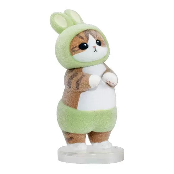 Japan Mofusand Furry Bunny Cat Series | Yellow Purple Green Blue Pink - Full Set of 5 WinnieTheBirds Toy Shop