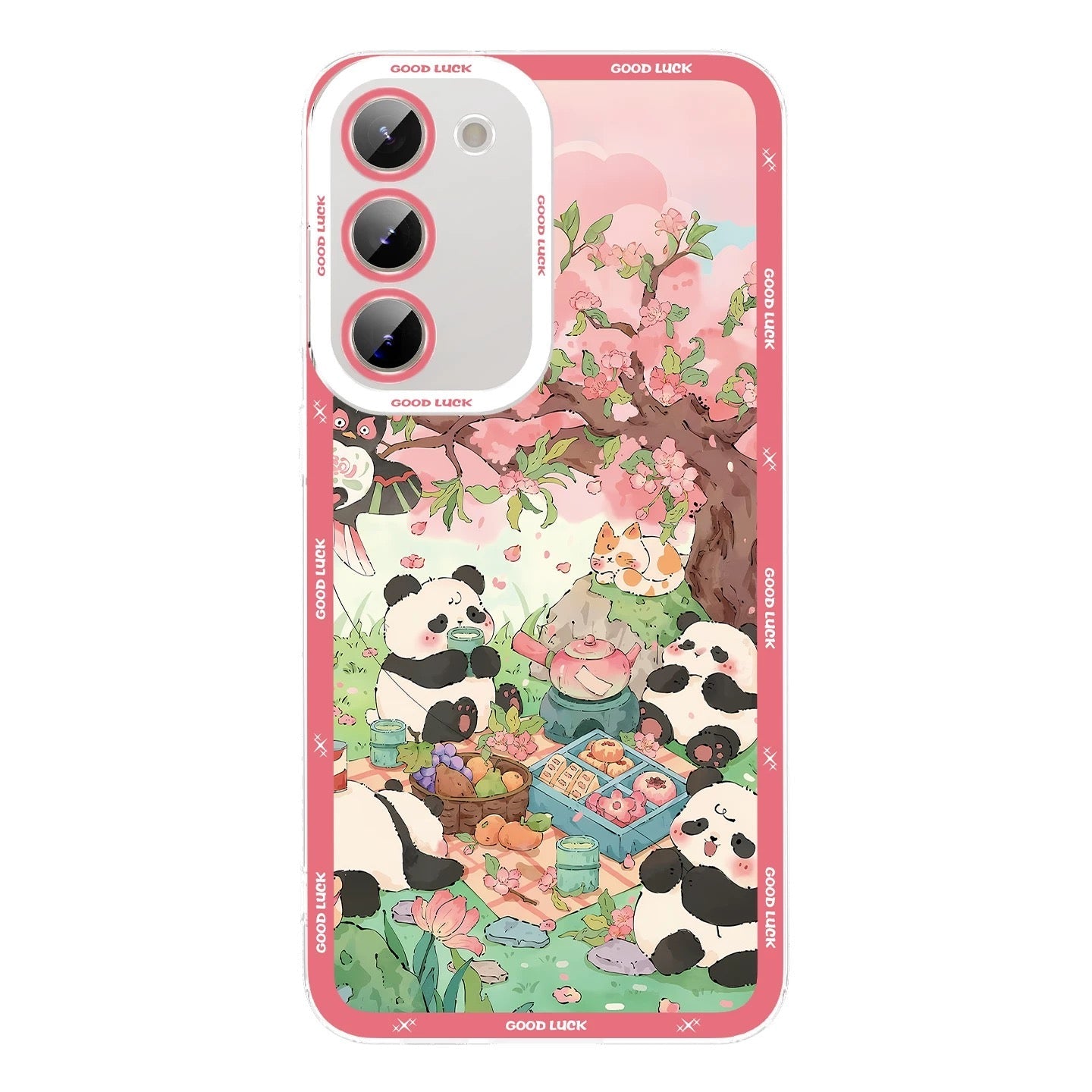 Cute Animal Panda | Season Times - Phone Case Samsung Galaxy S26 S25 S24 S23 S22 S21 FE Ultra Edge