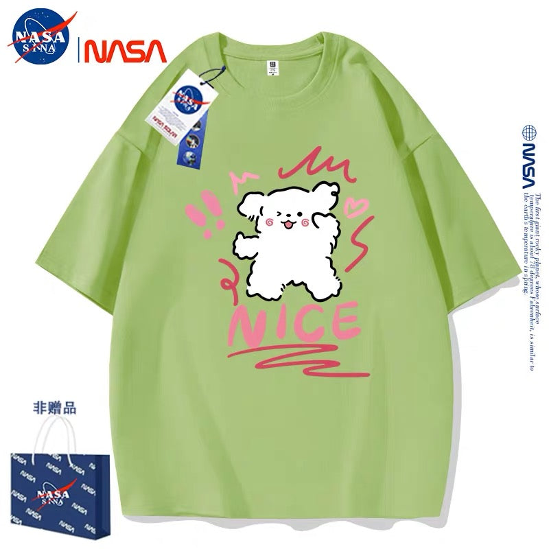 Cute Cartoon Doggie Maltese Puppy Style T-Shirt Series | Nice Wink Eyes Part2 - Kawaii Fashion Items for Child & Adult