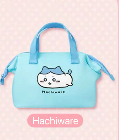 ChiiKawa X Miniso | ChiiKawa Hachiware Usagi Lunch Bag - Kawaii items Room Decoration  WinnieTheBirds Toy Shop