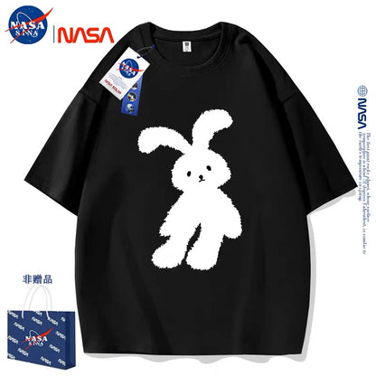 Cute Animals Rabbit Style T-Shirt Series | White Teddy Rabbit Part1 - Kawaii Fashion Items for Child & Adult Matching outfits for Parents and Children