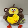 Lovely Chicken Fat Dundun Plush Doll | Monkey with Banana Chick - Children Gift Animal Plush Doll