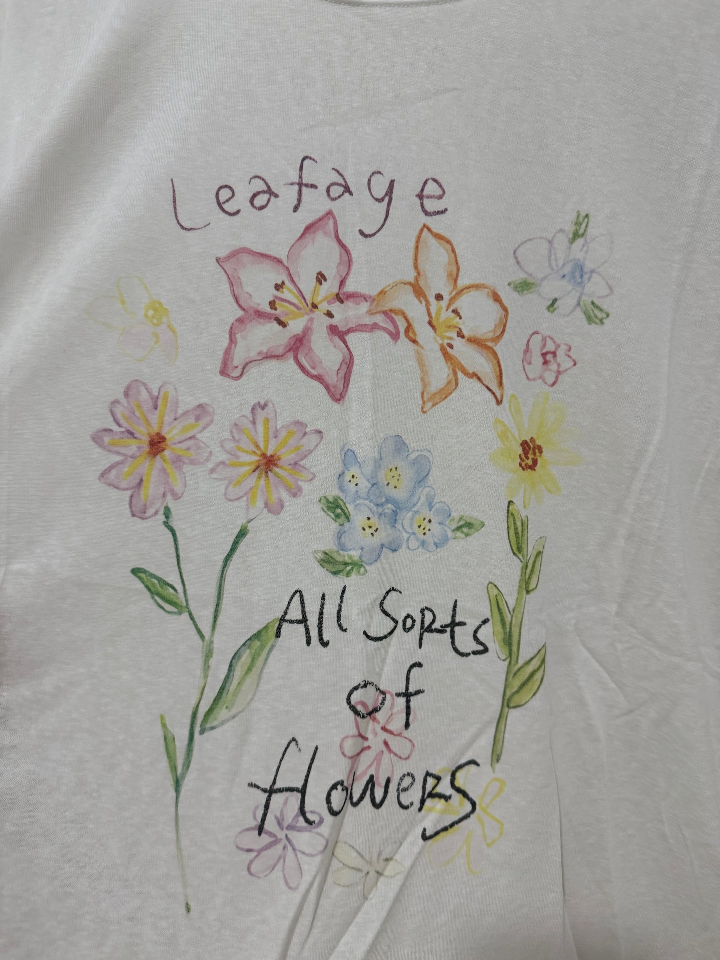 Korean Fashion Garden Style Long-sleeved Sun Protection T-Shirt Series | Leafage with Flowers - Kawaii Fashion Items