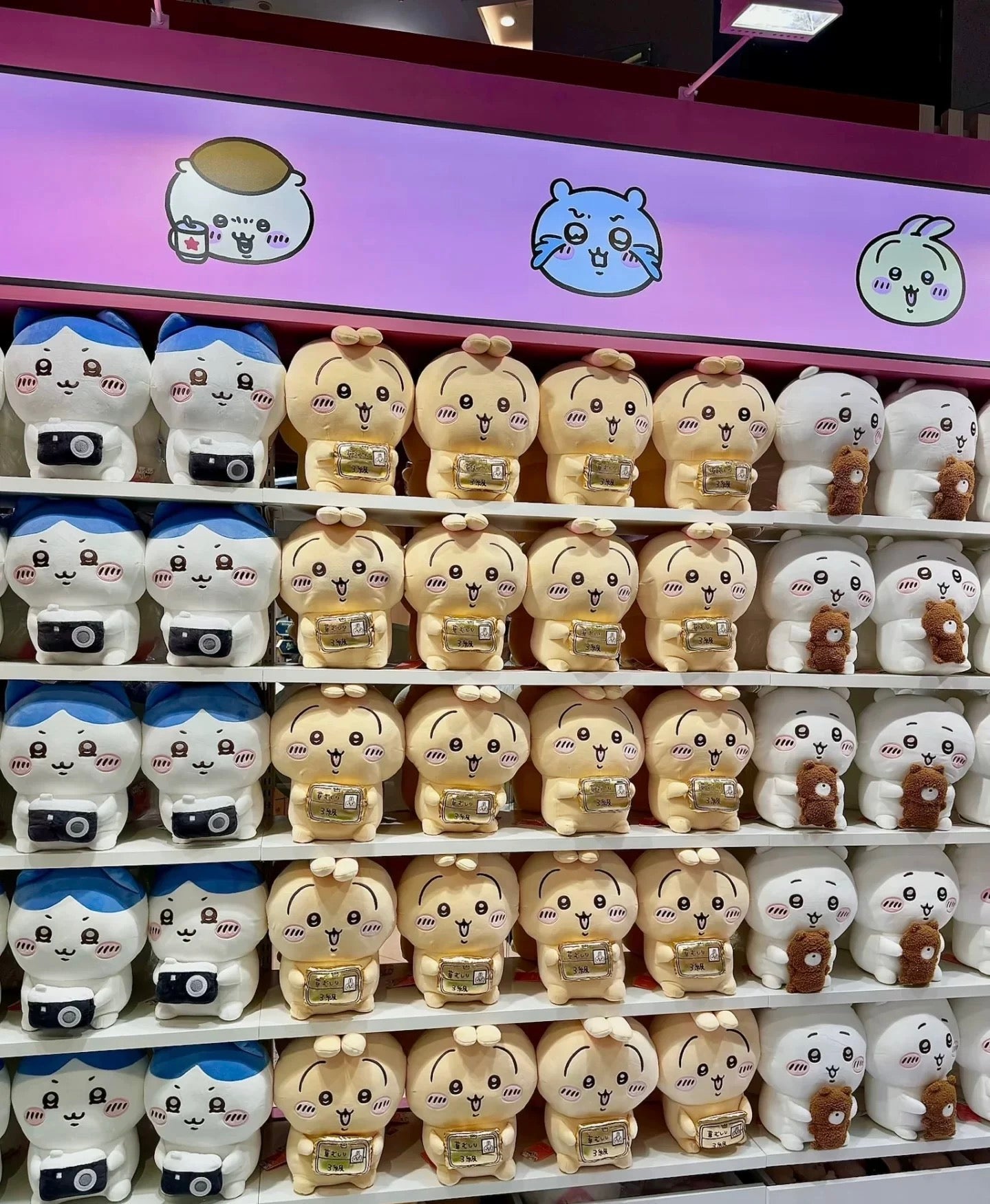 ChiiKawa X Miniso | ChiiKawa Hachiware Usagi Sitting Plush with Props - Kawaii Doll Plush Cute Doll Decoration  WinnieTheBirds Toy Shop