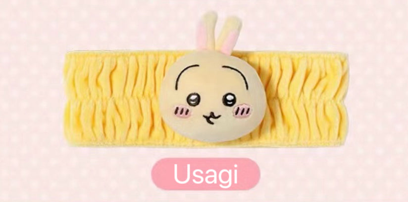ChiiKawa X Miniso | ChiiKawa Hachiware Usagi Headband - Makeup Kawaii items Room Decoration doll  WinnieTheBirds Toy Shop