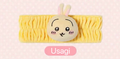 ChiiKawa X Miniso | ChiiKawa Hachiware Usagi Headband - Makeup Kawaii items Room Decoration doll  WinnieTheBirds Toy Shop