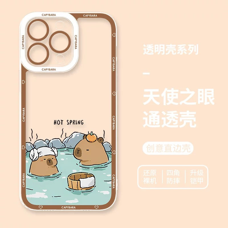 Cute Animal Capybara | Part1 8 Styles - iPhone Case PLUS SE2 XS XR X 11 12 13 14 15 16 16e 17 17e Pro Promax 12mini 13mini