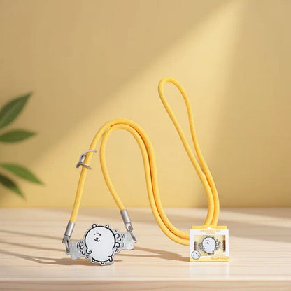 Joke Bear with friends Phone Back Clip with Phone Lanyard | Joker Bear Pug Moguracorokke - for All Smart Phones
