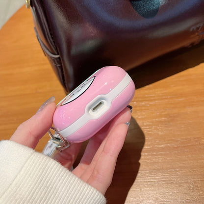Japanese Cartoon ChiiKawa Pastel Colour | Chiikawa Hachiware Usagi Pink Blue Yellow Mint with Keychain - AirPods AirPodsPro AirPods3 AirPods4 Case WinnieTheBirds Toy Shop