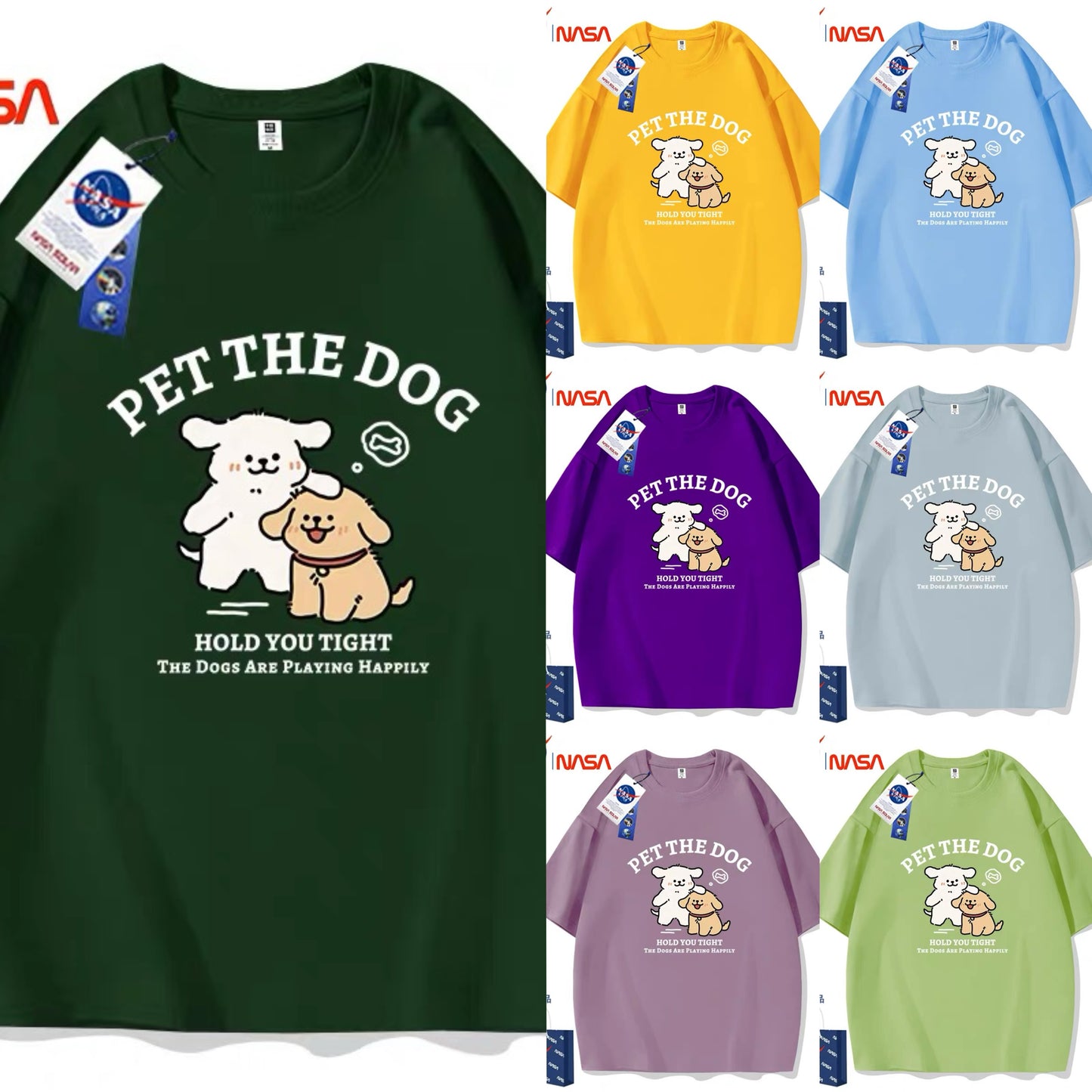 Cute Cartoon Doggie Maltese Puppy Style T-Shirt Series | Pet The Dog Part