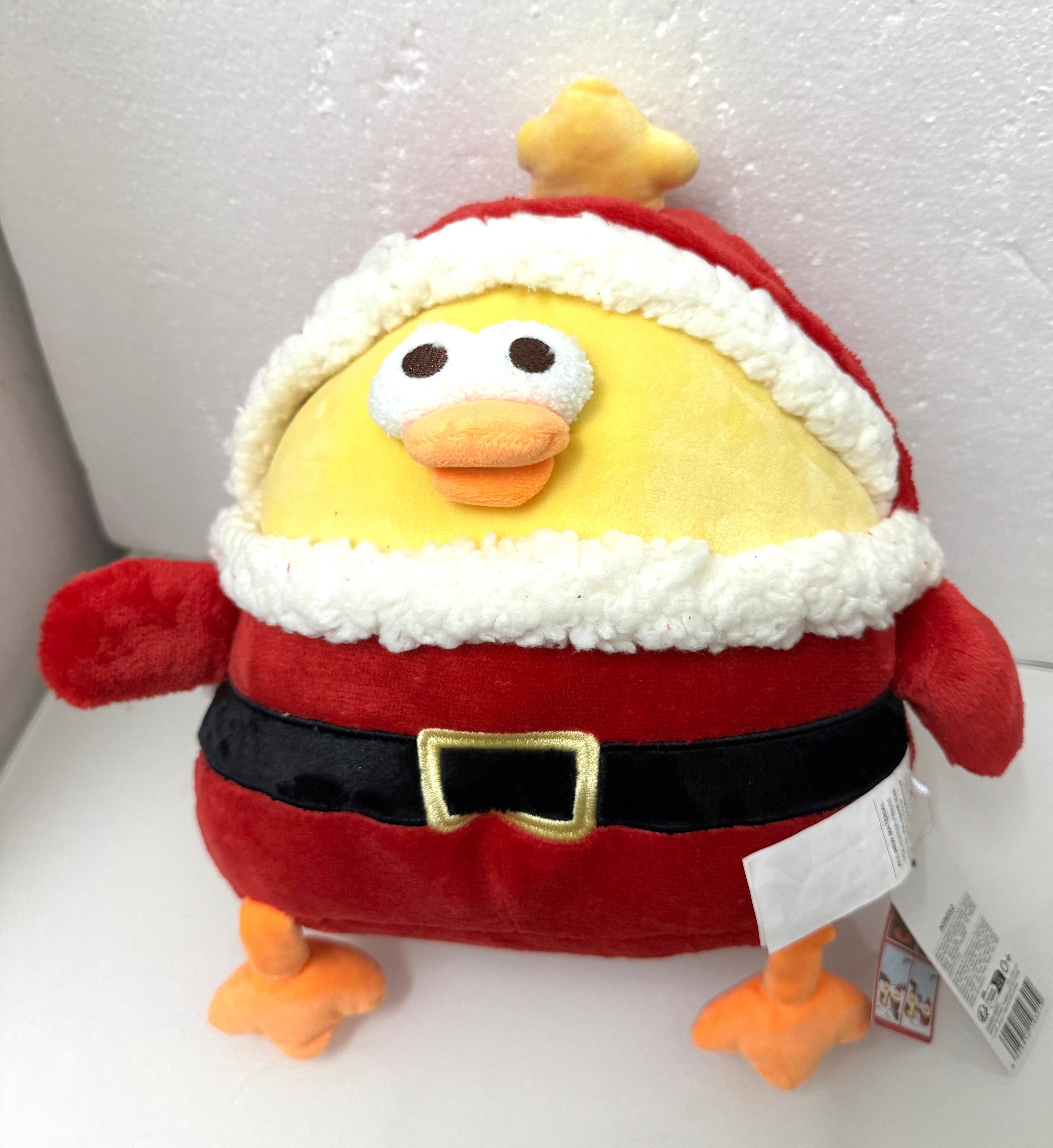 かわいいニワトリのファット・ドゥンドゥンクリスマスぬいぐるみ