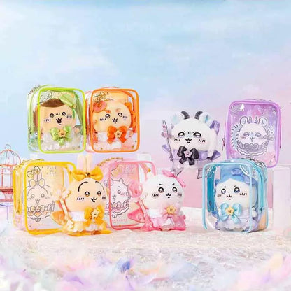 Japanese Cartoon Chiikawa Magic Girl Plastic Itabag Bag Keychain | ChiiKawa Hachiware Usagi Momonga Kurimanju - Kawaii Items Can Put in Dolls Keep Dolls Clean
