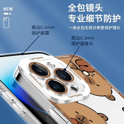 Cute Animal Capybara | Part3 8 Styles - iPhone Case PLUS SE2 XS XR X 11 12 13 14 15 16 16e 17 17e Pro Promax 12mini 13mini