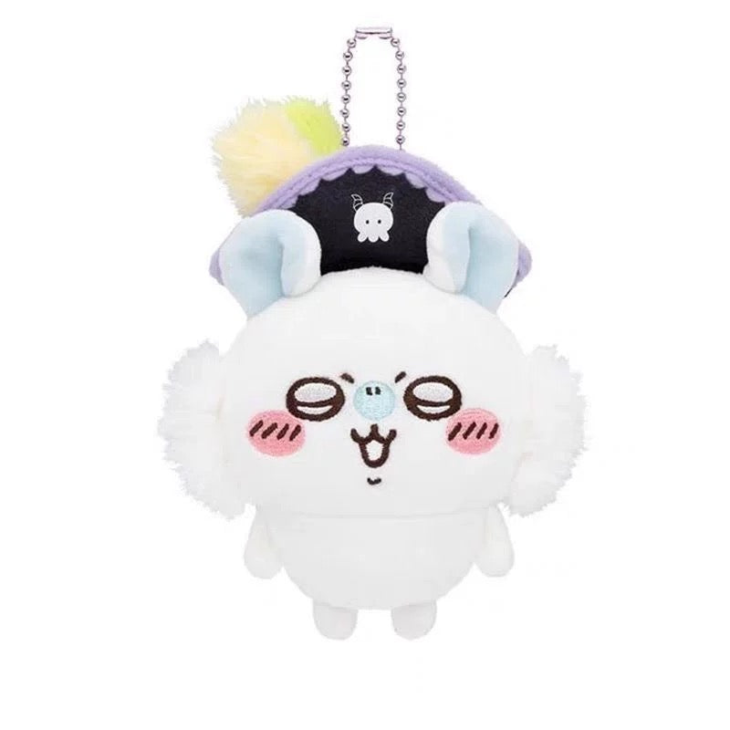 Japan ChiiKawa | Chiikawa Hachiware Usagi Momonga Kurimanju Cosplay Pirate Plush Doll Keychain - Kawaii items Room Decoration doll WinnieTheBirds Toy Shop