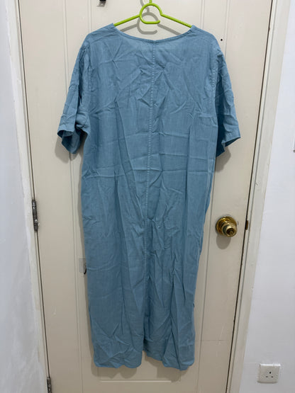 Japanese Fashion Cute Style Mori Series | Blue Chinese Dress - Kawaii Fashion Items