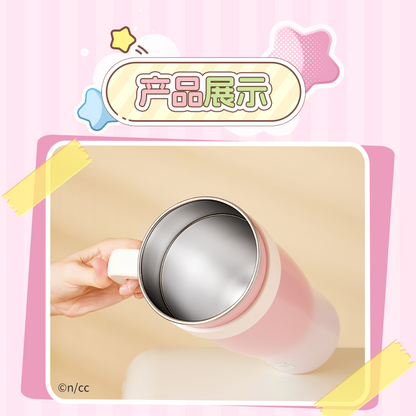 ChiiKawa X Miniso | Keep Cool Cup Tumbler with Straw - Kawaii Decoration Warm Cool Lovely Coffee Cup  WinnieTheBirds Toy Shop