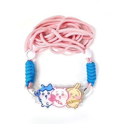 Japanese Cartoon Phone Back Clip with Phone Lanyard | Chiikawa Hachiware Usagi - for All Smart Phones WinnieTheBirds Toy Shop