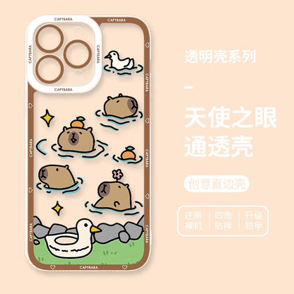 Cute Animal Capybara | Part2 8 Styles - iPhone Case PLUS SE2 XS XR X 11 12 13 14 15 16 16e 17 17e Pro Promax 12mini 13mini