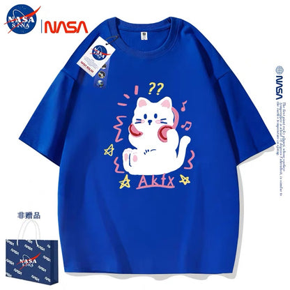Cute Animals Cat Style T-Shirt Series | Kitten with Headphone Part1 - Kawaii Fashion Items for Child & Adult Matching outfits for Parents and Children